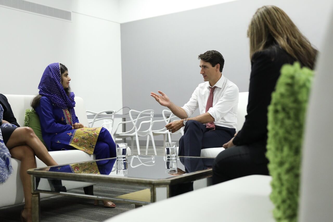 Malala Yousafzai calls on Canadian PM to discuss G7 GEAC