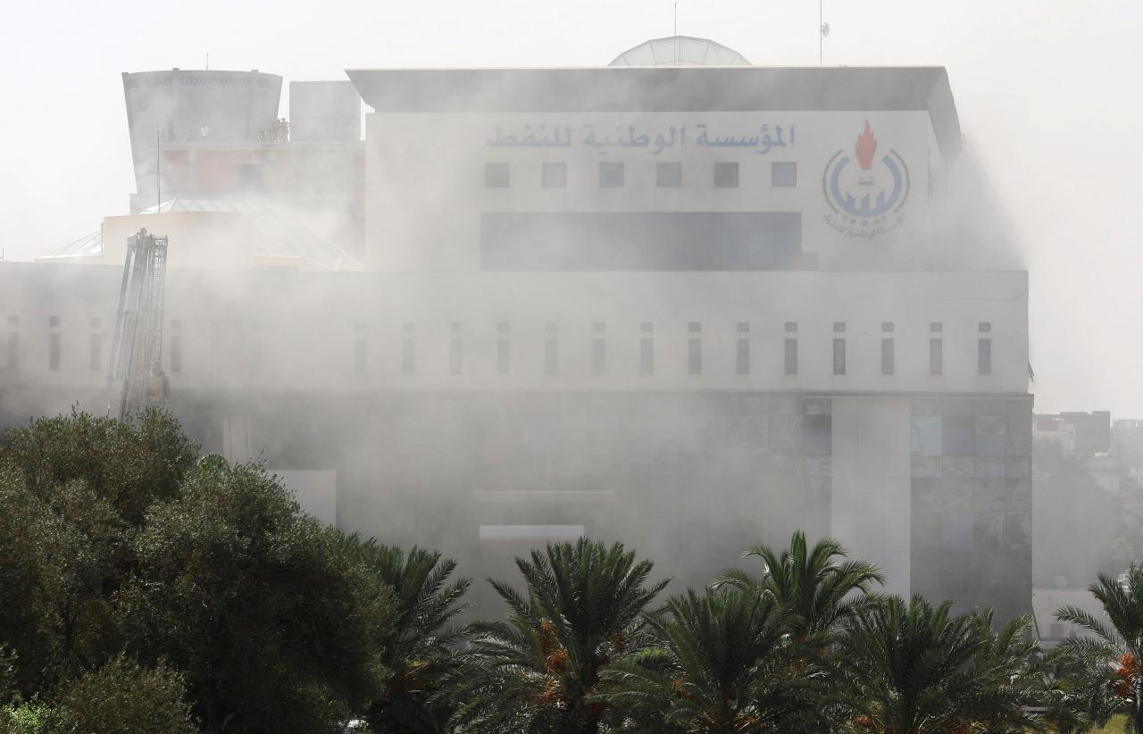 Rockets fired near airport in Tripoli, ISIS claims attack on oil company