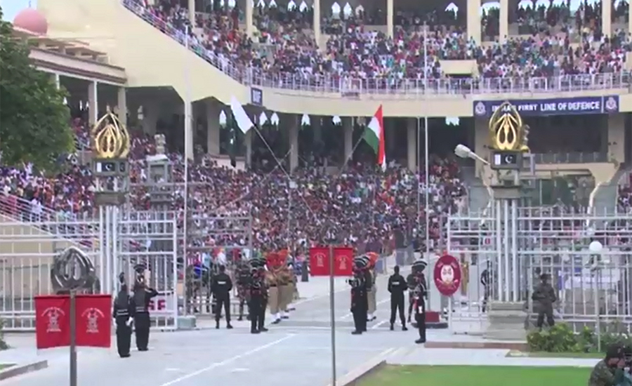 Defence Day: Impressive flag-lowering ceremony held at Wagah Border