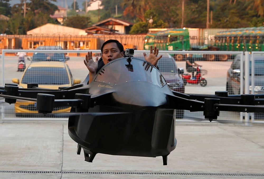 Philippine inventor aims to cut travel times with passenger drone