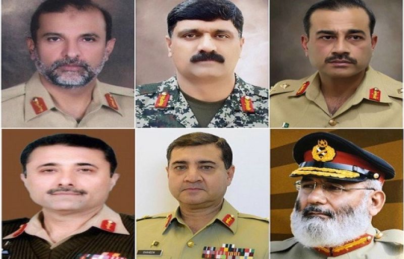 Six major generals promoted to rank of lieutenant general