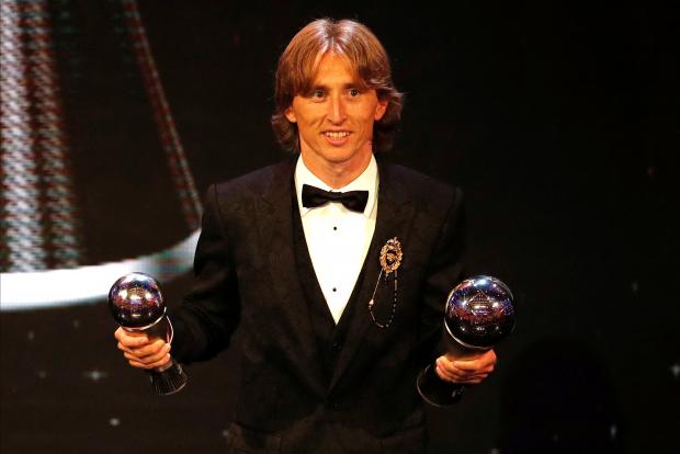 Footballer Modric, Marta win Best FIFA player 2018 awards