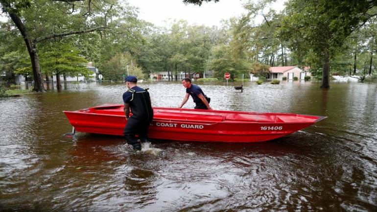 North Carolina devastated as floodwaters rise from deadly storm Florence