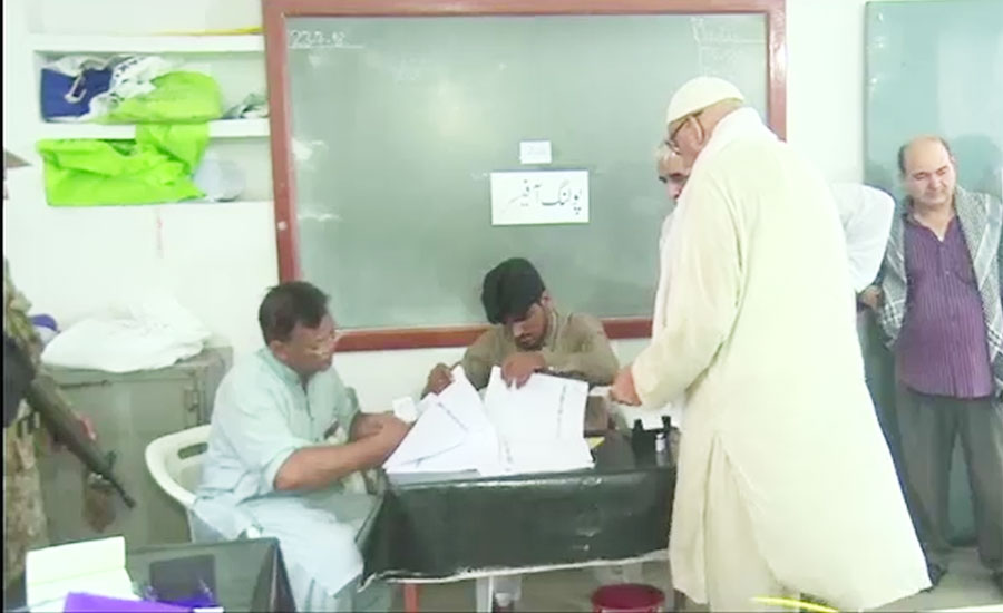 Re-polling underway in Shangla's PK-23 constituency