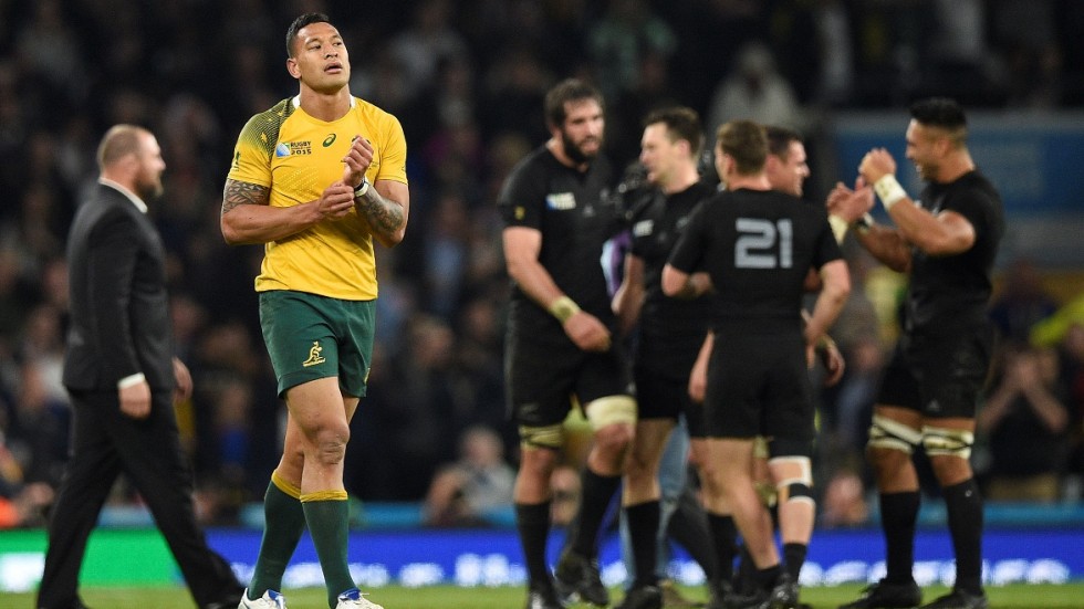 Wallabies' fullback Folau late withdrawal with ankle injury