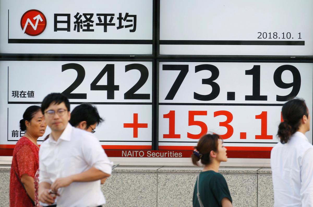 Asian shares subdued as global bond sell-off eases; sterling rises