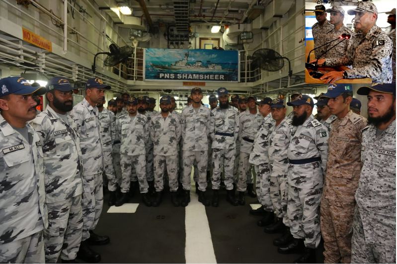 Exercise SEASPARK 2018: CNS reviews naval fleet in North Arabian Sea