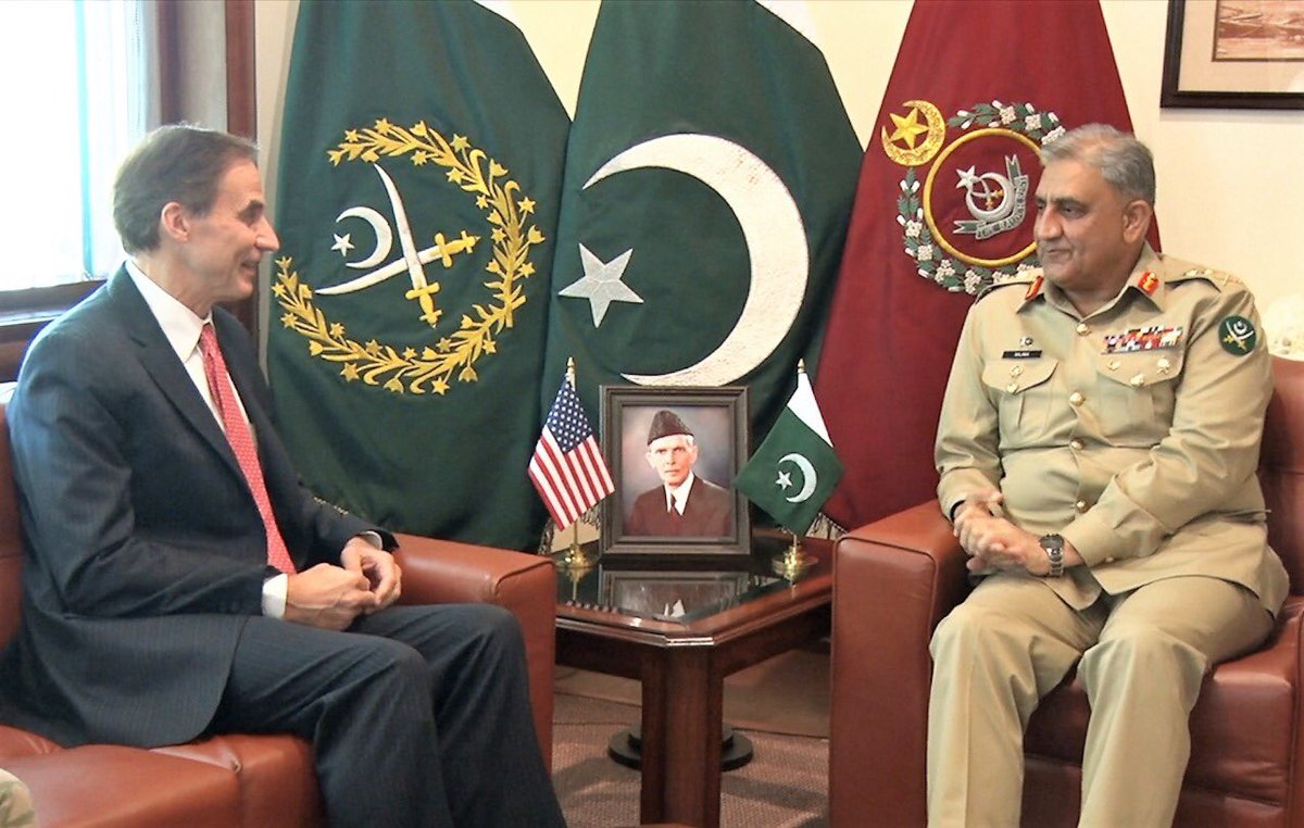 US ambassador calls on Army Chief Gen Bajwa