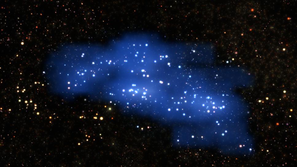 Scientists in Chile unveil 'A Cosmic Titan' cluster of galaxies