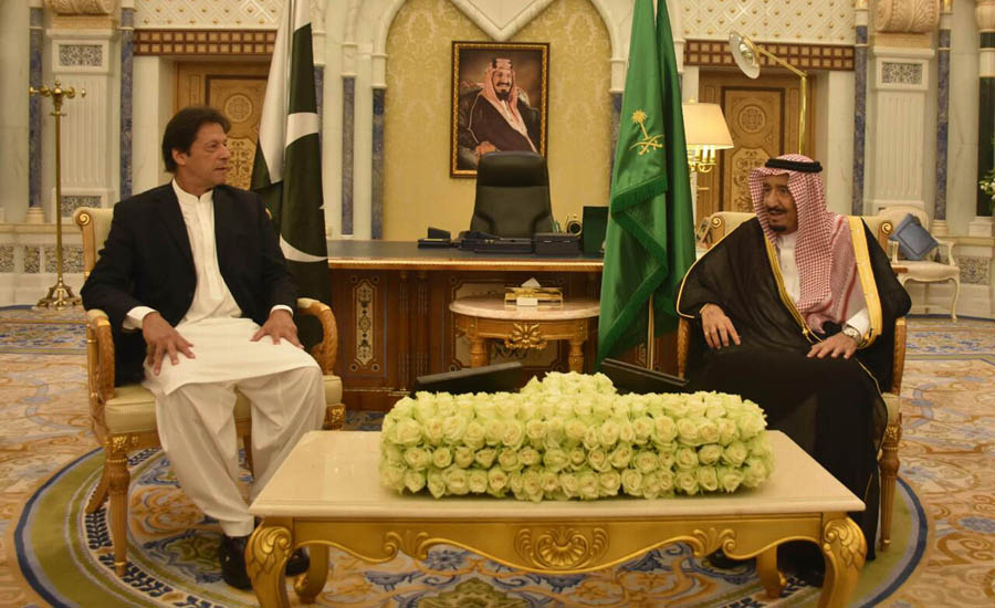 Prime Minister Imran Khan calls on Saudi King Salman