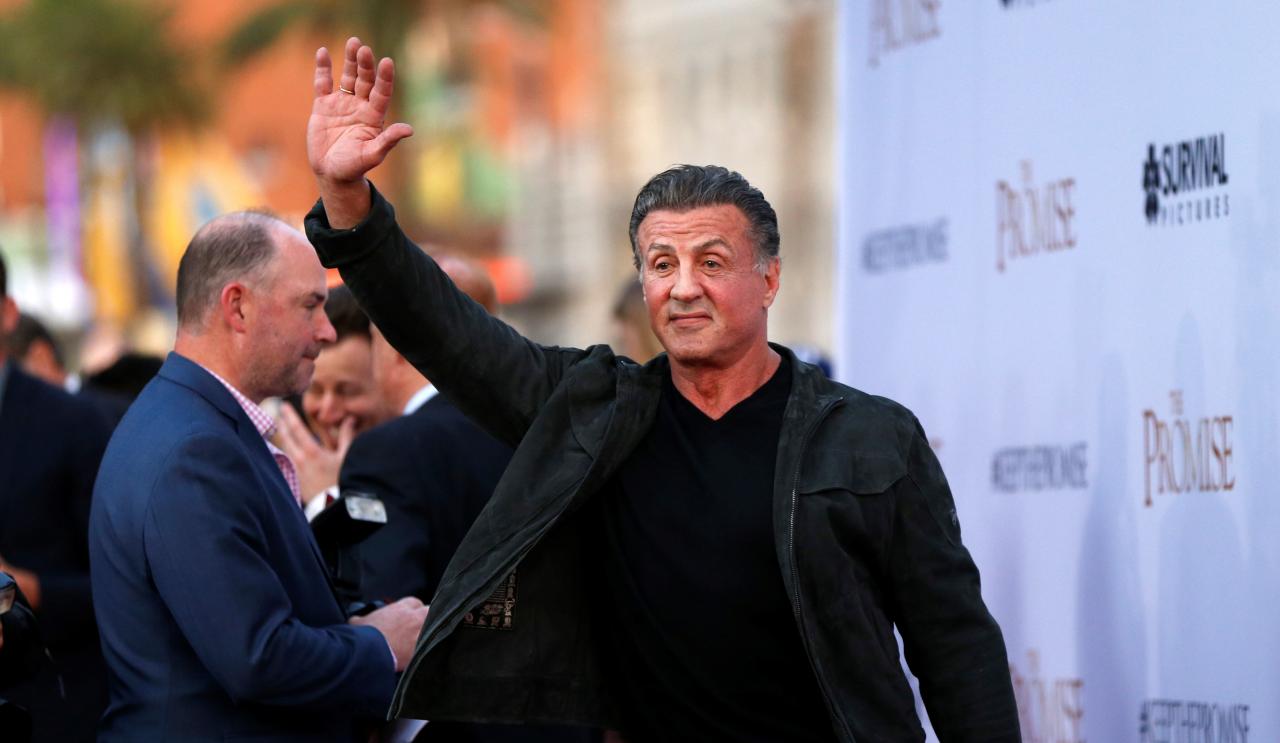 Los Angeles prosecutors decline to charge Stallone after sexual assault allegation