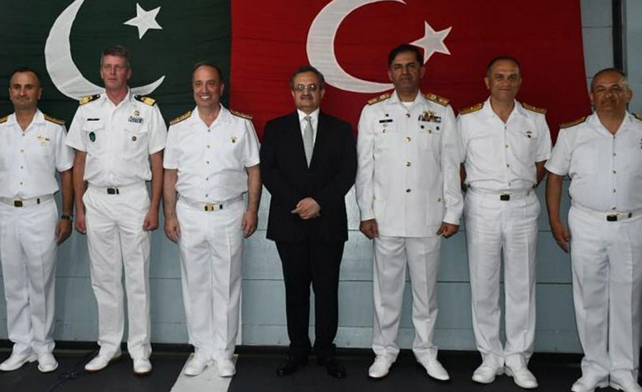Pakistan Navy Ship Saif participates in naval exercises in Turkey