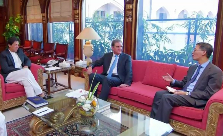Chinese Ambassador Yao Jing calls on Prime Minister Imran Khan