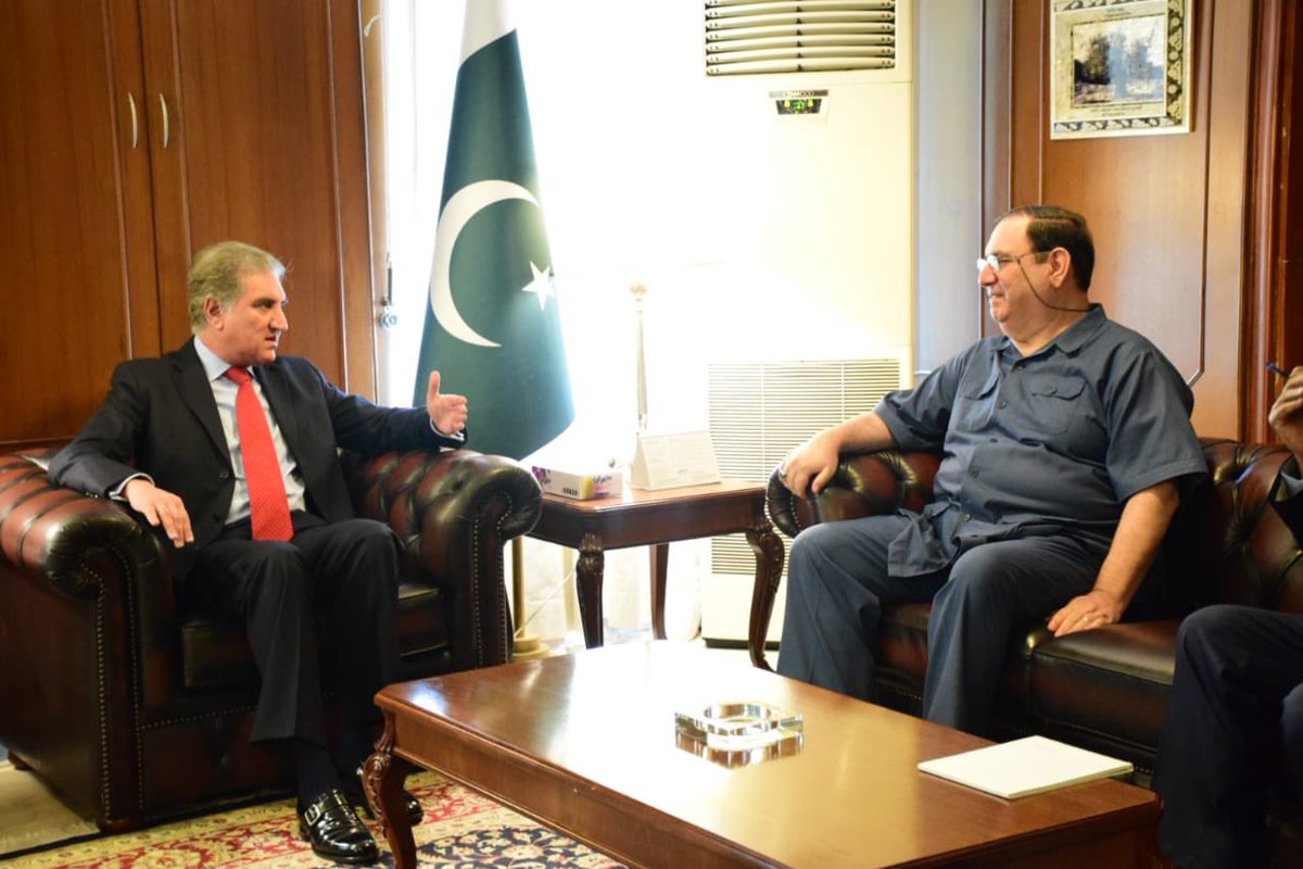 FM, Iraqi ambassador discuss problems faced by Pakistani devotees