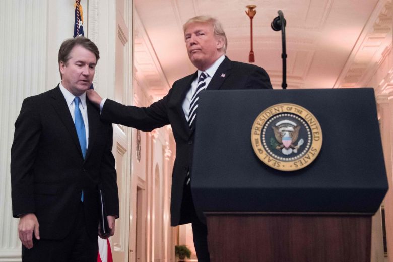 Trump seeks to use battle over Kavanaugh to spur Republican voter turnout