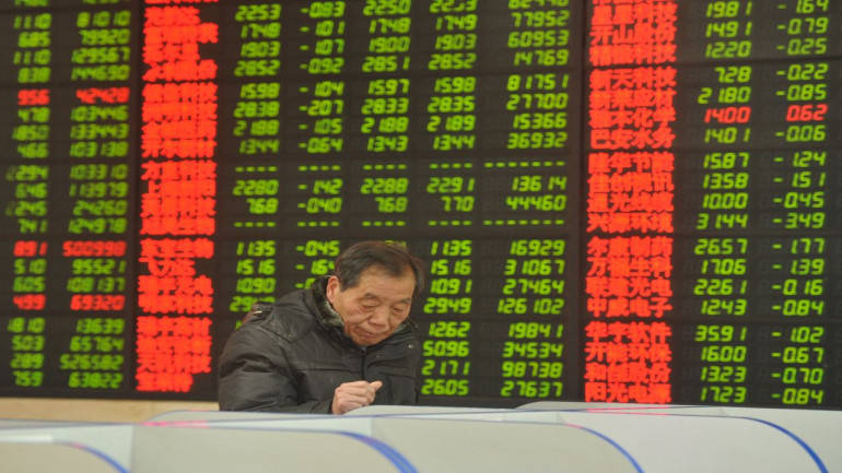 Asian shares resume descent, oil prices up on Saudi tensions