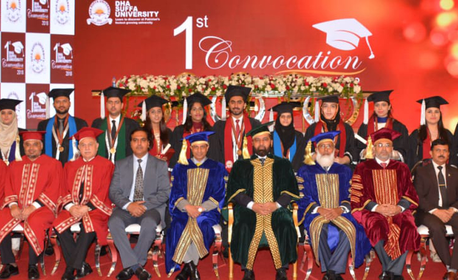First Convocation of DHA Suffa University held in Karachi