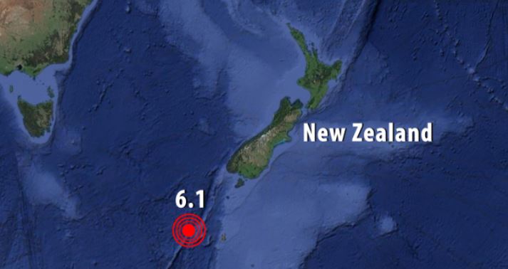 Thousands feel 6.1-magnitude quake in New Zealand