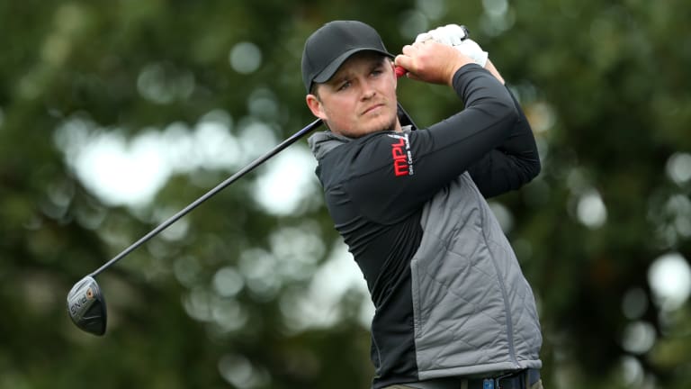 Golfer Pepperell takes three-stroke lead into British Masters final round