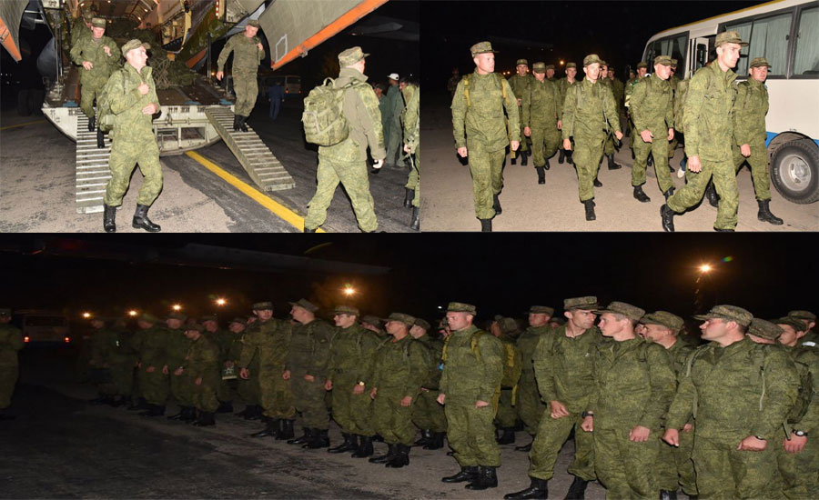 Russian army contingent in Pakistan for joint training exercise