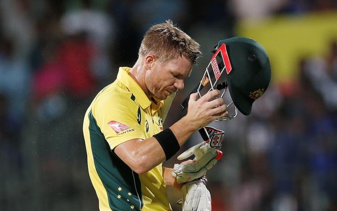 Warner walked off field in club game after being 'abused': wife