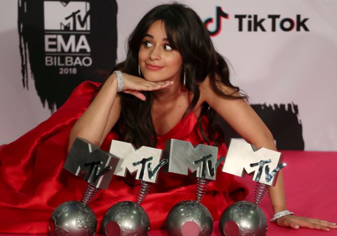 Singer Camila Cabello comes out on top at MTV Europe Music Awards