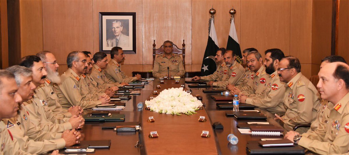 Corps Commanders expresses resolve for ensuring writ of state, rule of law
