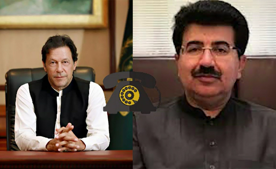 PM Imran Khan, Senate Chairman Sanjrani discuss Fawad Ch ban issue