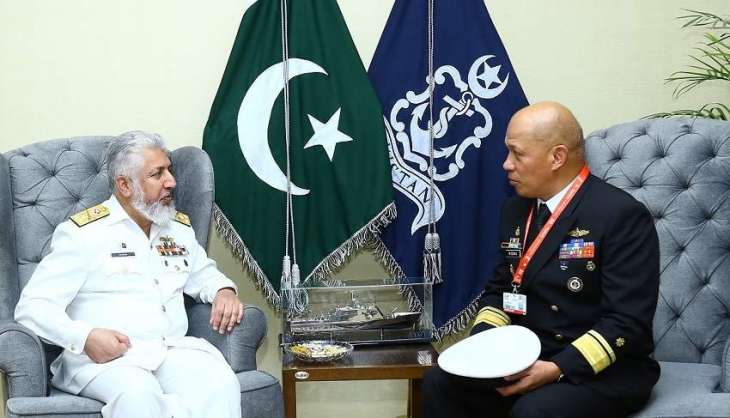 Vice admiral meets foreign delegates amid IDEAS 2018