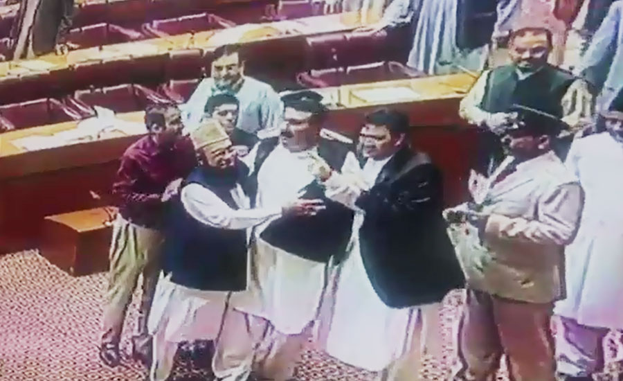 Rafiullah, Abdul Majeed nearly gets into physical altercation in NA session