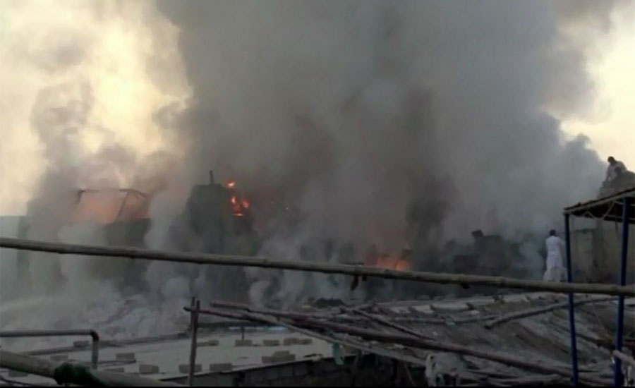 Fire at towel factory extinguished after 8 hours in Karachi