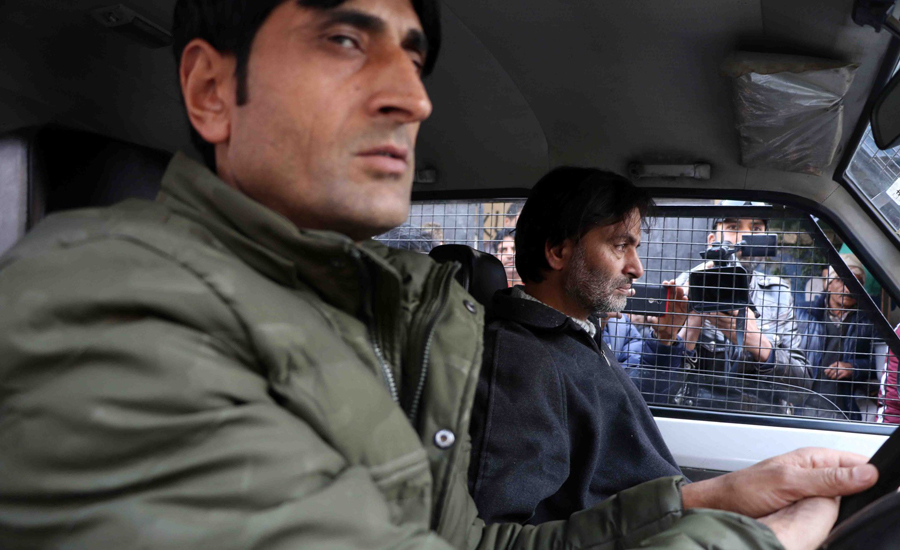 Hurriyat leader Yasin Malik arrested as Kashmiris observe shutdown in IOK