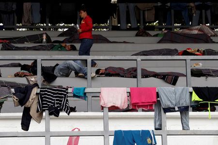 First wave of Central American migrants arrive in Mexico City