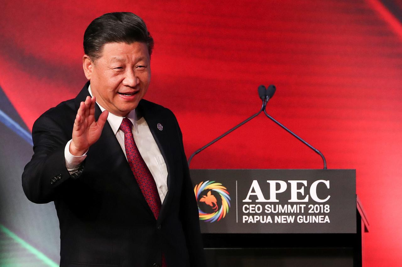China's Xi says world growth overshadowed by protectionism