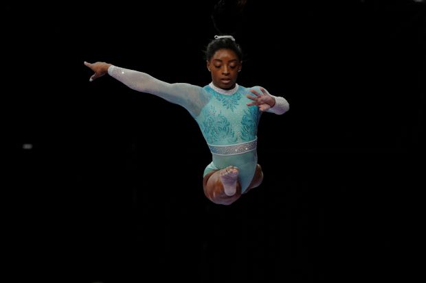 Gymnastics: Biles makes history with fourth all-around world title