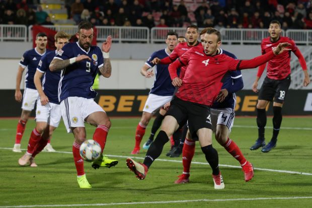 Scotland boost Nations League promotion chances with win in Albania