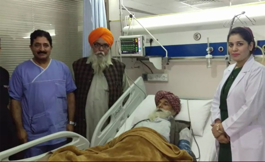 Sikh yatree implanted free stent at RIC