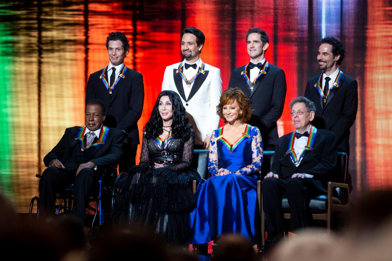 Cher, Reba McEntire and 'Hamilton' creators shine at Kennedy Center Honors