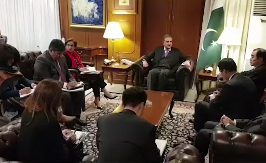 FM Shah Mahmood Qureshi, Chinese deputy FM discuss bilateral ties