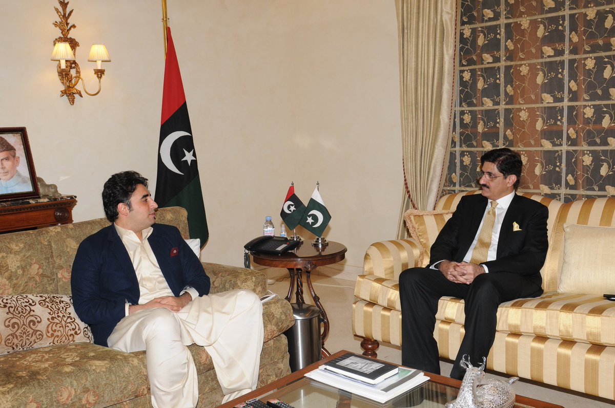 Murad Ali Shah calls on Bilawal Bhutto, discusses JIT report & ECL issue