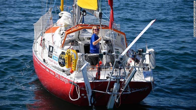 British Golden Globe yachtswoman rescued by cargo ship