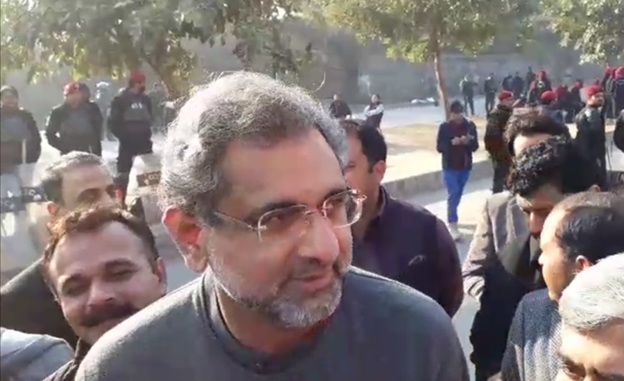 Abbasi hints at protest against Al-Azizia verdict in parliament, on streets