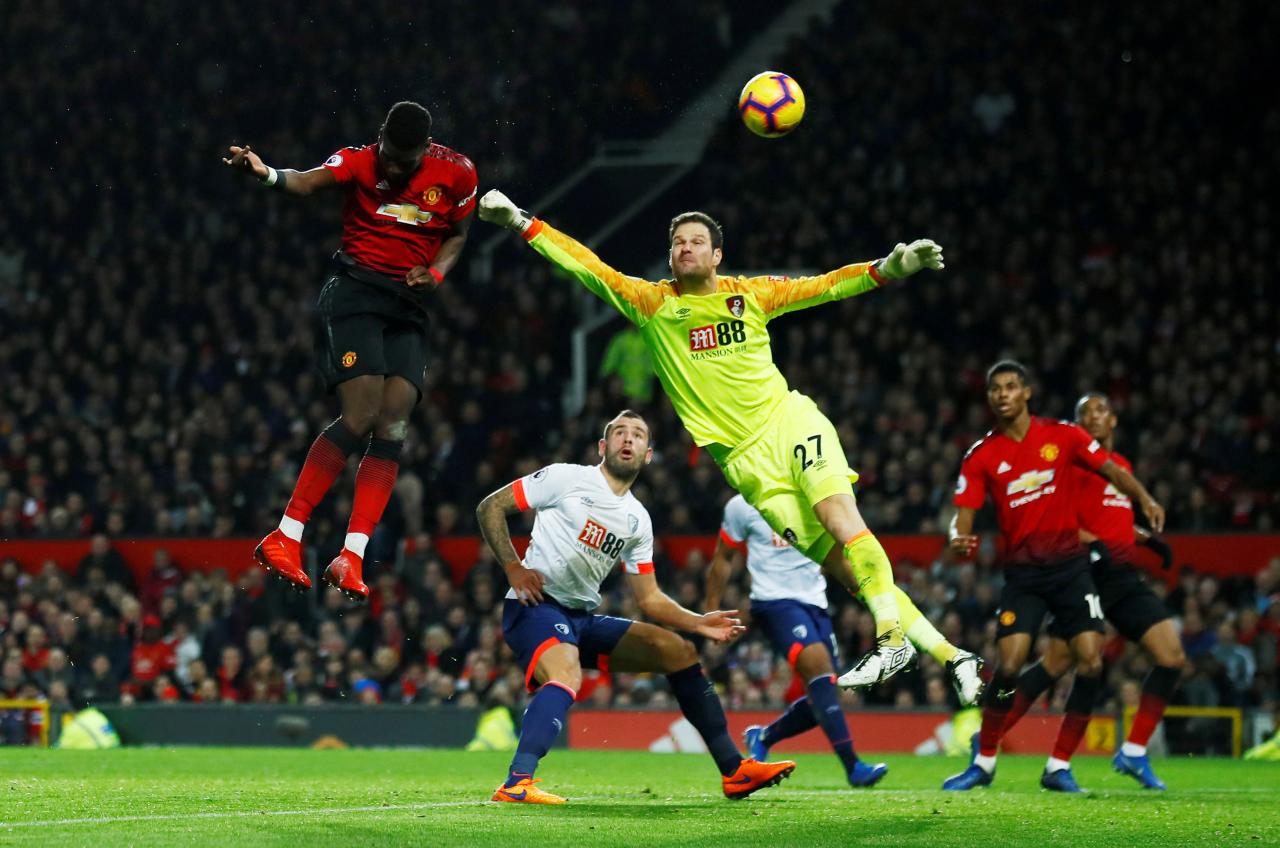 Manchester United beat Bournemouth 4-1 to make it three wins in a row