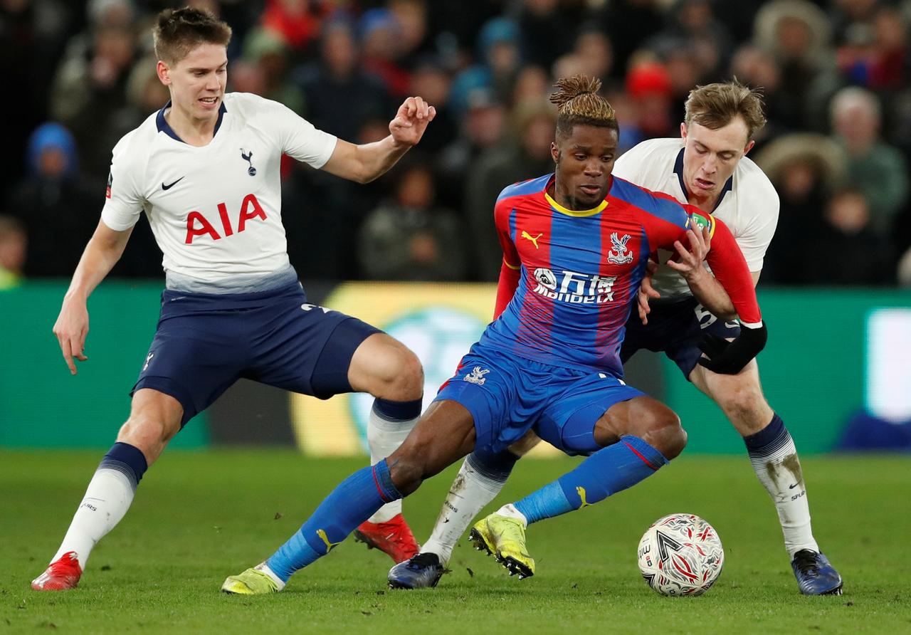 Second-string Spurs knocked out of FA Cup by Palace