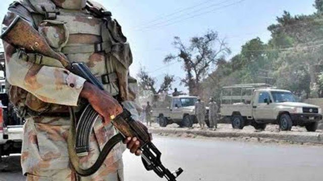 Four terrorists killed as security forces foil attack on FC centre in Loralai
