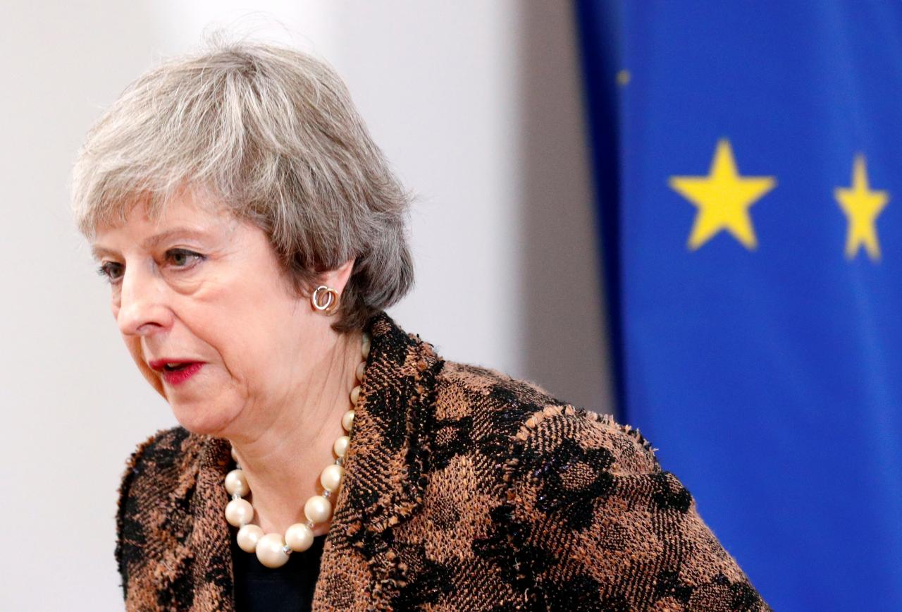 Most of May's Conservative Party members oppose her Brexit deal