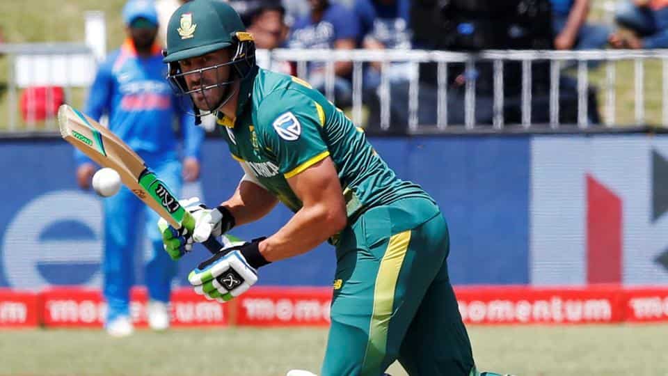 Our best came in a crunch game: Faf du Plessis