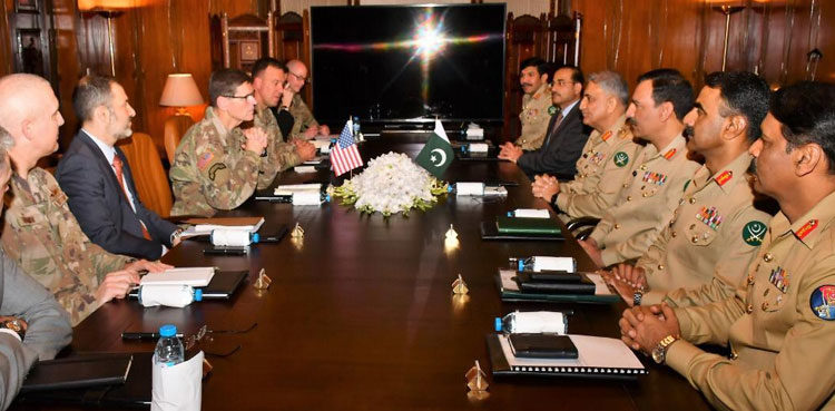 COAS, US commander discuss Afghan peace process