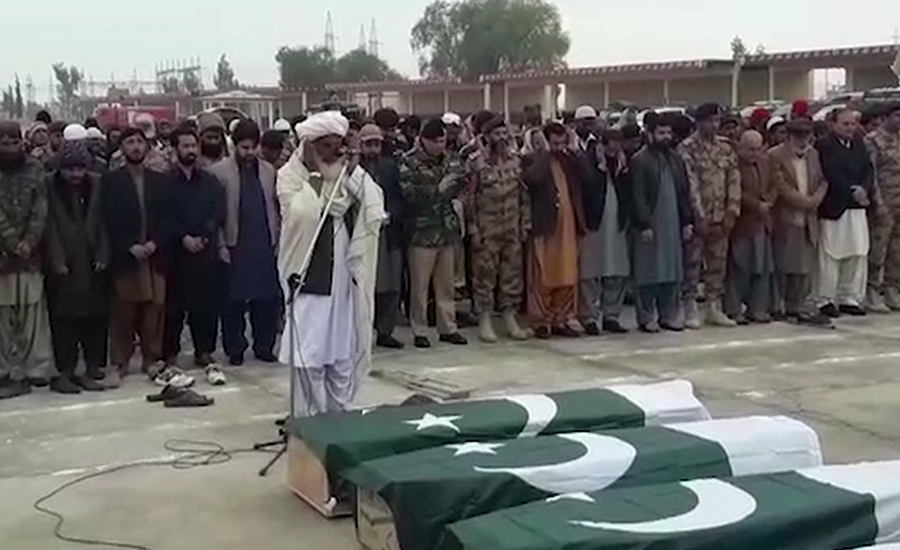 Funeral prayers for Loralai martyrs offered