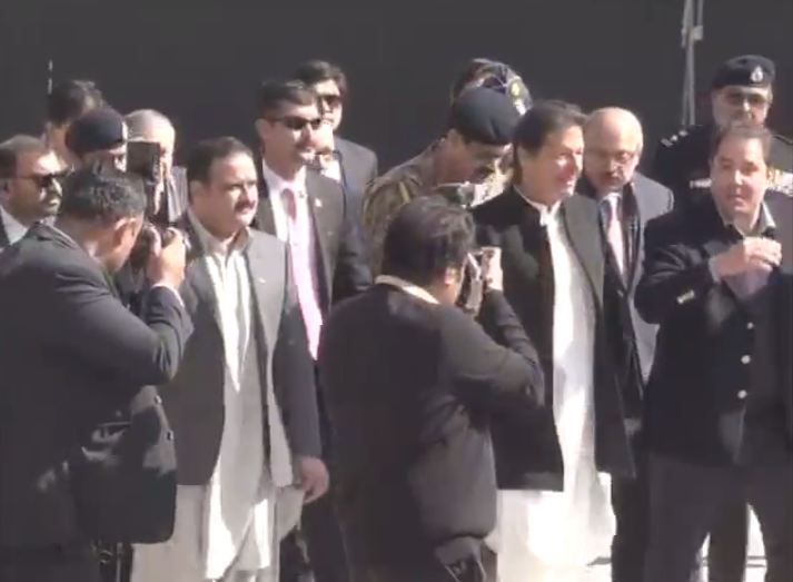 PM Imran Khan arrives at NAMAL College Mianwali